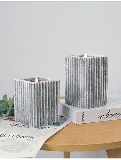 unique led wax candle